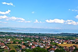 Radolišta and Lake Ohrid (background)