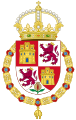 The Habsburg arms, with half-arches added to the crown
