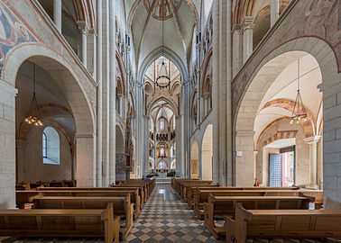 The central nave towards the east