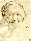 Portrait of elderly woman, by Matthias Grünewald
