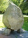 Norwegian Brigade Stone, donated in 1978 by Norwegian veterans trained in Scotland during the Second World War
