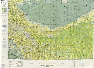 From the Operational Navigation Chart; map including Poskam (labeled as Zepu (Tse-p'u)) (DMA, 1980)[c]