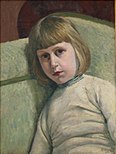Portrait de Georges Lebacq (fils) enfant 1910
