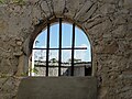 Window in old prison, Matthew Town, Great Inagua