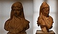 Busts of Women Voil - Around 1860 - Marble - Musée des Ursulines - Mâcon