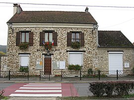 The town hall and school of Romeny-sur-Marne