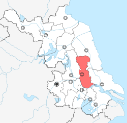 Taizhou in Jiangsu
