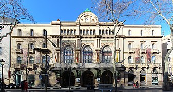 Between 1847 and 1989, the Liceu in Barcelona (Spain) was the largest opera house in Europe by capacity, with its 2,338 seats at the time.