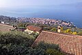 Panoramablick über Torri del Benaco, von Albisano aus gesehen