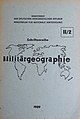 Titelseite, Schriftenreihe Militärgeographie, H. II/2 (Hrsg.) MfNV, 1989