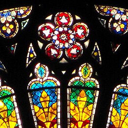 Detail of the rose window