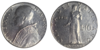 1951 Vatican City 10 lire.png