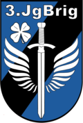 Wappen der 3. Jägerbrigade (Brigade Schnelle Kräfte) des österreichischen Bundesheeres