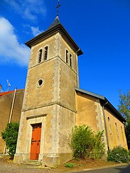 The church in Aboncourt-sur-Seille