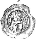Burgraviate of Dohna, probably Henry II (1180–1225), Donian bracteate