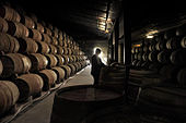 A traditional Cognac distillery, Charente.