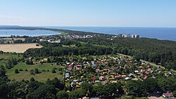 Aerial view of Dziwnówek