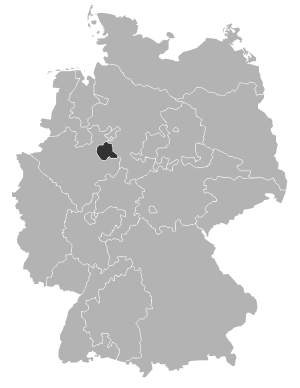 Karte der Lippischen Landeskirche