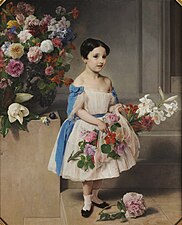 Hayez, Ritratto della contessina Antonietta Negroni Prati Morosini, 1858