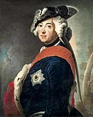 Frederick the Great wearing a tricorne, c. 1750