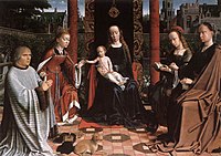 The Mystic Marriage of St Catherine 1505–1510, National Gallery, London