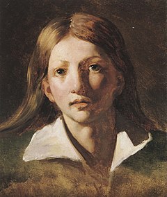 Théodore Géricault, Portrait of a Boy with Long Blond Hair, 1819–1820