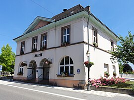 The town hall in Gries