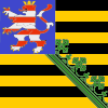 Saxe-Weimar Banner of Duchess Anna Amalia of Saxe Weimar who was the patron of Goethe and Schiller