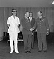 Jânio Quadros, Präsident von Brasilien, und Gagarin, 1961.