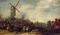 Schlacht bei der Windmühle von Joseph Parrocel (2. Hälfte des 17. Jahrhunderts)