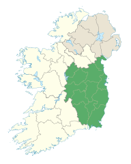 Location of Leinster