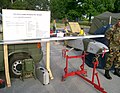 The unmanned flying vehicle M-99 "Bojnik", the kind of which Croatian Army used in late stages of Croatian War of Independence.[53]