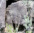 Indianische Petroglyphen im Monument