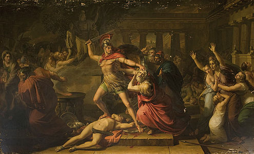 The Death of Priam, 1811