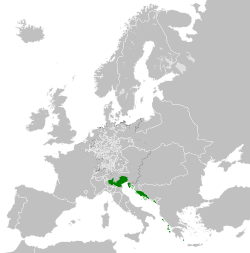 The Republic of Venice in 1789, on the eve of the French Revolution