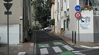 Rue Laprugne, Vichy, Frankreich