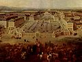 Das Schloss Versailles besaß 1722 zwei Ehrenhöfe