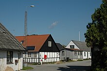 Straßenecke Bygade/Græsbjergvej in Strands