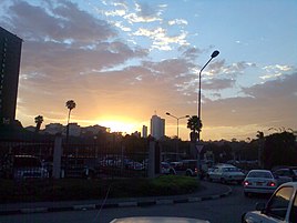 Nairobi at sunset