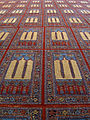 Reihennischen-Gebetsteppich (saph) in der Sultan-Ahmed-Moschee, Istanbul