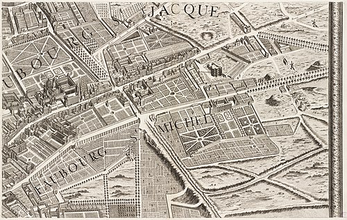 Turgot map of Paris, sheet 8