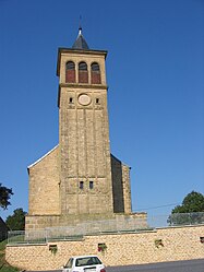 The church in Vaux-lès-Mouzon
