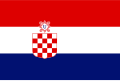 War flag of the Independent State of Croatia (client state of Nazi Germany 1941–1945)