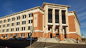 Washington County administration building, November 2023