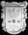 Historical plaque showing regimental alliance to The DWR