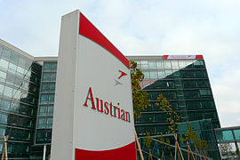 Austrian Airlines headquarters in Office Park 2 at Vienna International Airport