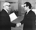 Verleihung des Nationalpreises der DDR an Benno Besson, 1974
