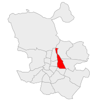 Location of Ciudad Lineal