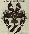 Wappen der Brandt von Lindau nach Siebmacher, 1777