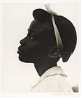 Consuelo Kanaga, [Young Girl in Profile] (from the Tennessee series), 1948. Brooklyn Museum